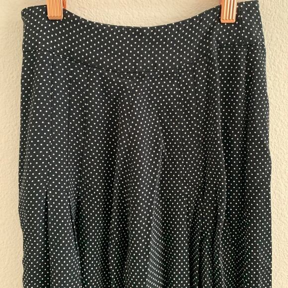 1. State Wide Leg Polka Dot Crop Wide Leg Pants Size 2 - Picture 11 of 11